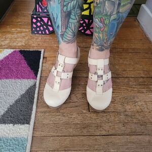 Sachelle Caged Heel Slingbacks, GUC, Size 6